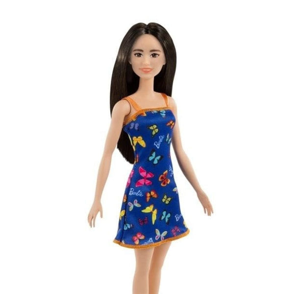Barbie Doll with Blue Butterfly Dress (T7439-HBV06) - Nesh Kids Store