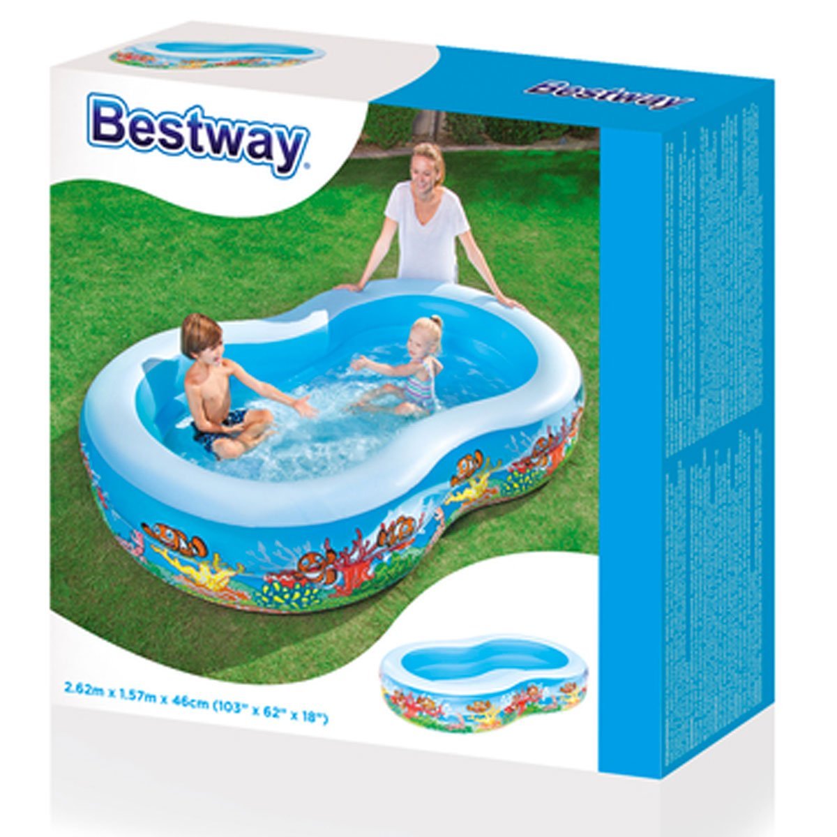 Bestway Inflatable Family Play Pool - Nesh Kids Store