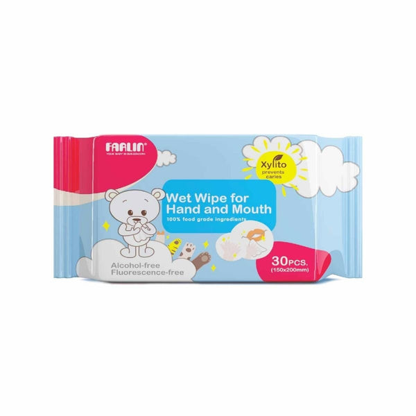 Farlin Wet Wipes For Hand & Mouth (30 Pcs) - Nesh Kids Store
