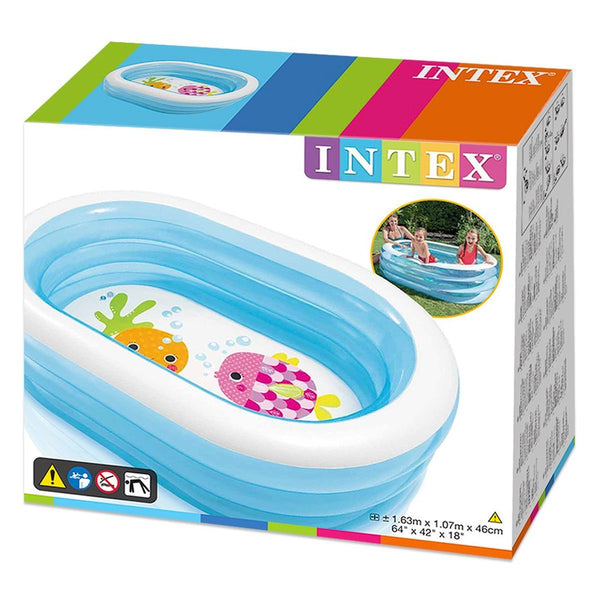 Intex Oval Sea Friends Fun Pool (64' x 42' x 18') - Nesh Kids Store
