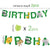 Jungle Animal Themed Happy Birthday Banner - Animals, Letters, Leaves - Nesh Kids Store