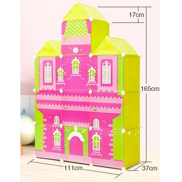 Kids' Storage Organizer 10 Storage Cube Blue Castle Nesh Kids Store