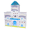 Kids' Storage Organizer - 7 Storage Cube - White & Blue Castle - Nesh Kids Store