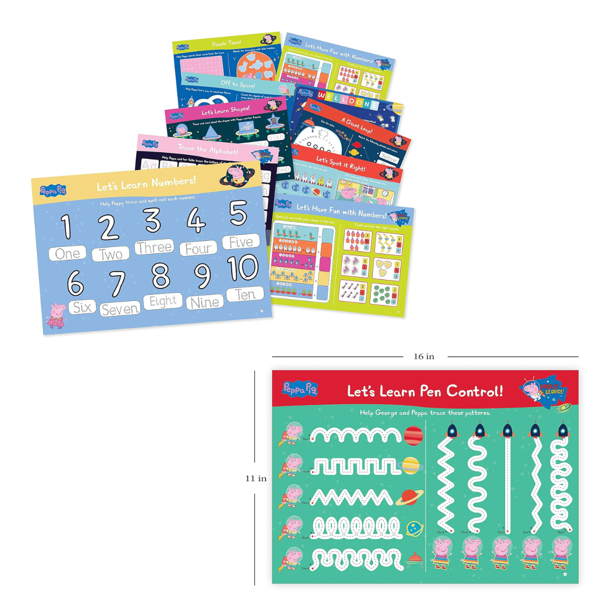 Peppa Pig - Peppa In Space : Fun Learning Set - Nesh Kids Store | Sri Lanka