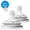 Philips Avent Natural Teat - 3M+ Medium Flow (Twin Pack) - Nesh Kids Store