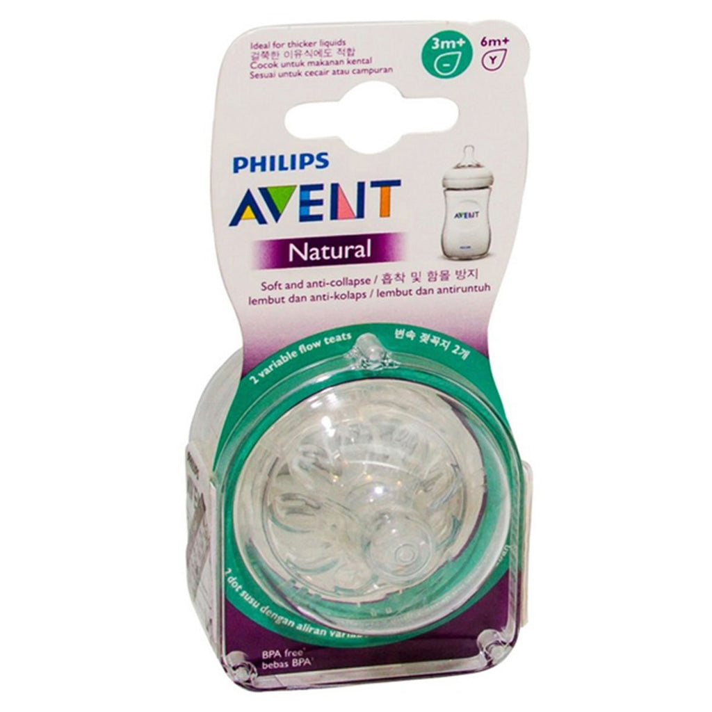 Philips Avent Natural Teat 3M+ Variable Flow Nesh Kids Store
