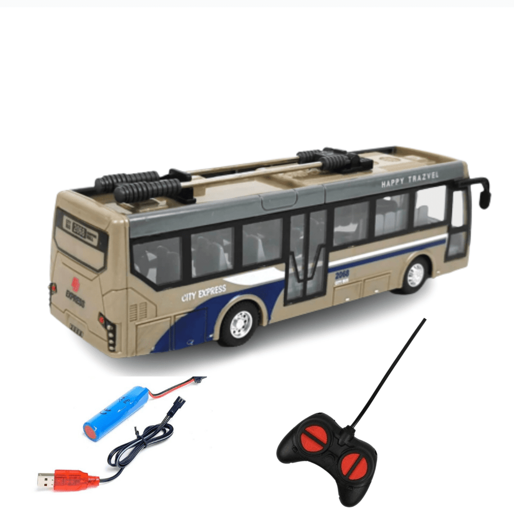 Remote Control Volvo Bus Remote Control City Bus (3+) - Nesh Kids Store | Sri Lanka