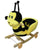 Rocking Bee with Wheels - Nesh Kids Store