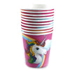 Unicorn Theme Party Cups Disposable Paper Glasses (Pack of 10) - Nesh Kids Store