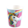 Unicorn Theme Party Cups Disposable Paper Glasses (Pack of 10) - Nesh Kids Store