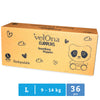 Velona Biodegradable Bamboo Diaper - Large - 36pcs - Nesh Kids Store
