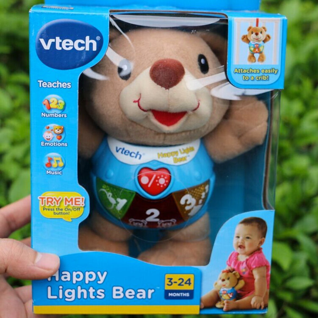 VTech Happy Lights Bear (Blue) Nesh Kids Store