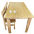 Wooden Study Table & Chair (Double) - Nesh Kids Store